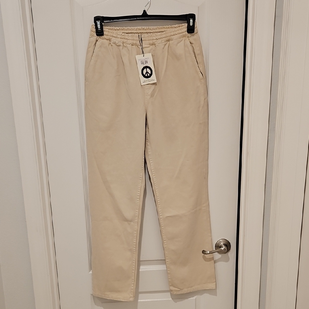 Madhappy Men's Cream Chinos Sz